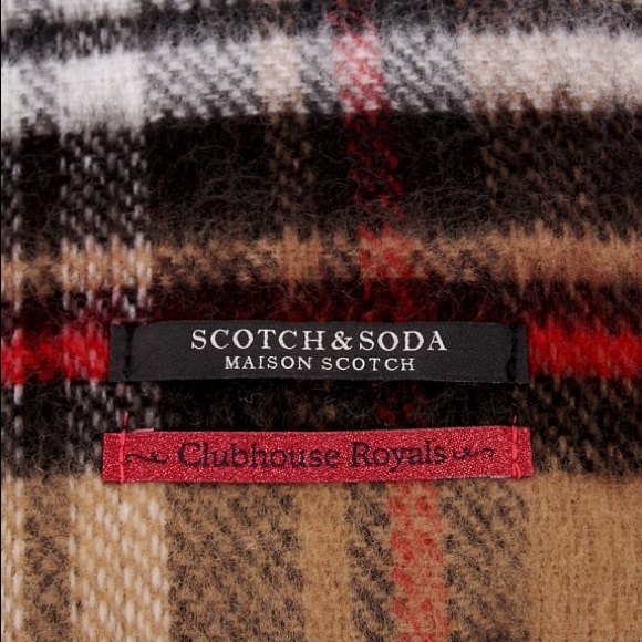 EUC SCOTCH AND SODA DOUBLE SIDED SCARF - Picture 3 of 8
